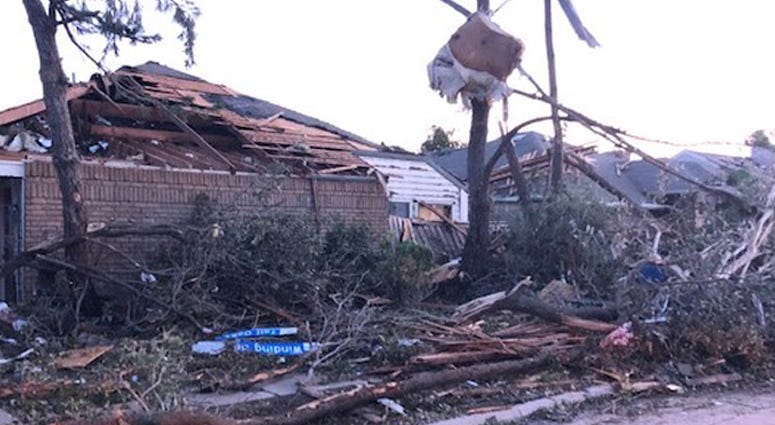 Richardson Tornado Damage