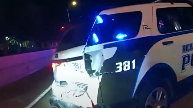 Suspected drunk driver hits Richardson police car