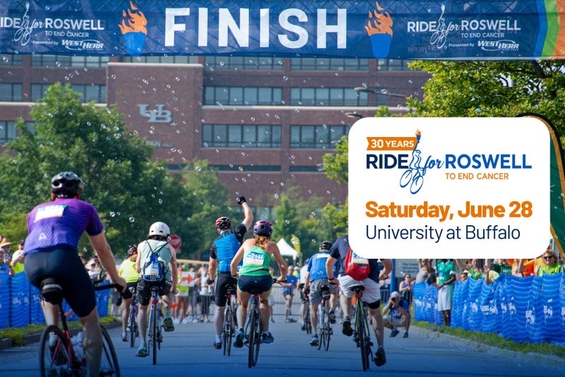Some 7,000 riders will take to several different courses Saturday in the 30th annual Ride for Roswell. The event has raised millions for Roswell Park Comprehensive Cancer Center.