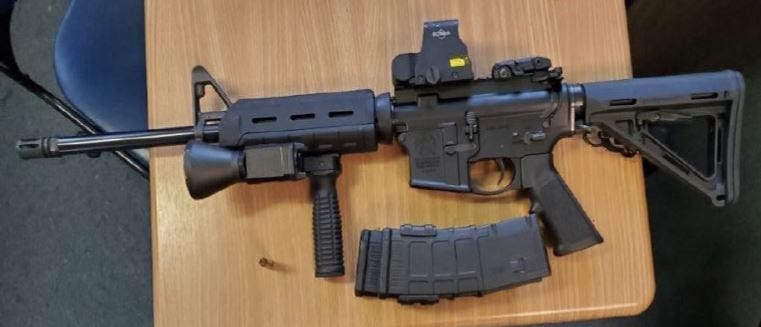 The Bureau of Alcohol, Tobacco, Firearms and Explosives looking for information about a rifle stolen out of a Petersburg police car. (Photo Credit: ATF)