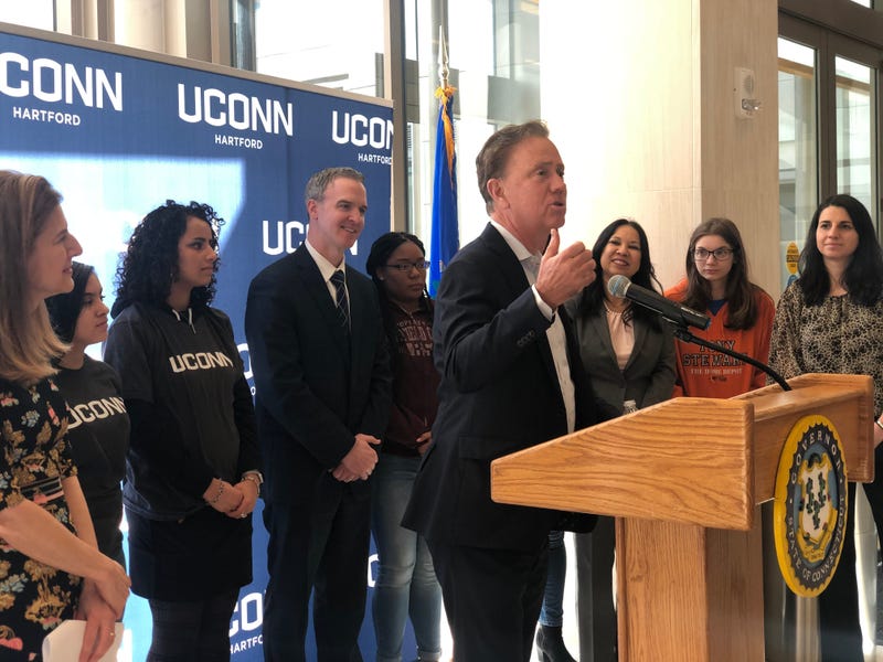 Governor Ned Lamont at UConn Hartford Campus