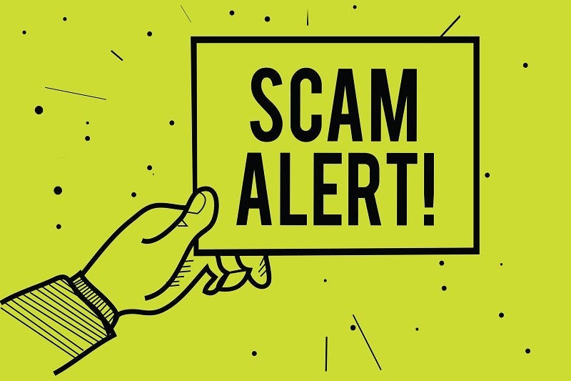 Scam alert
