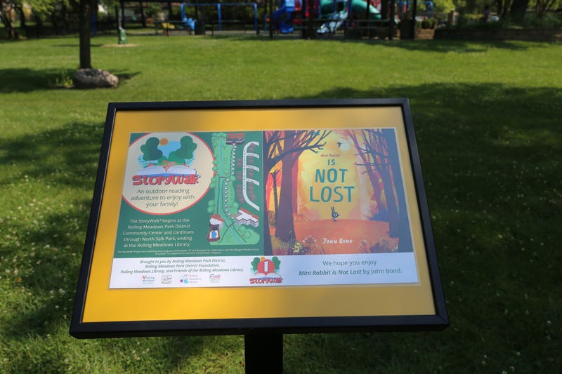 The StoryWalk project, one of the Rolling Meadows Park District's newest amenities, was found vandalized on Monday.