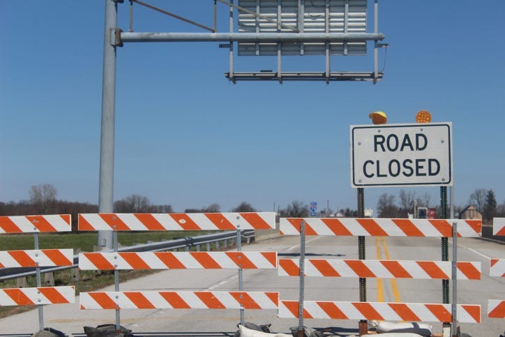 road closed
