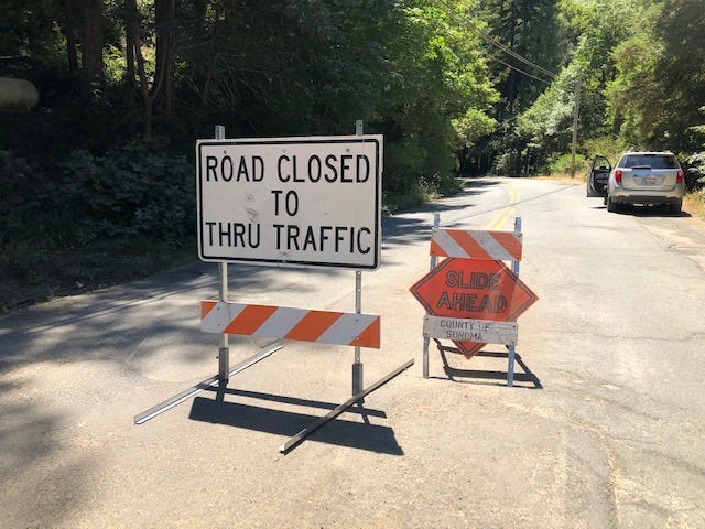Major roads still closed months after Guerneville flood