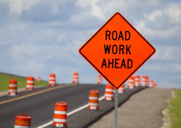 Road Construction Sign