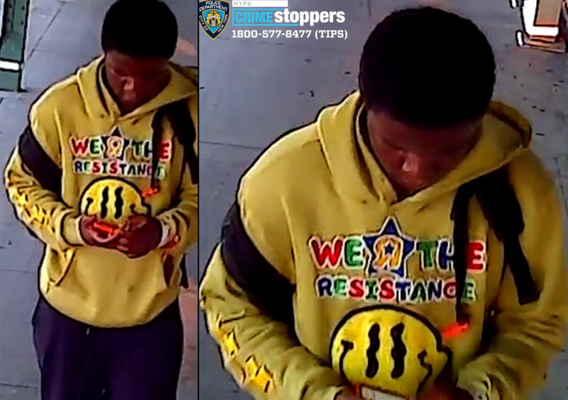 Police released images of a suspect after a 65-year-old woman was robbed at gunpoint at a subway station in Ozone Park on Saturday morning
