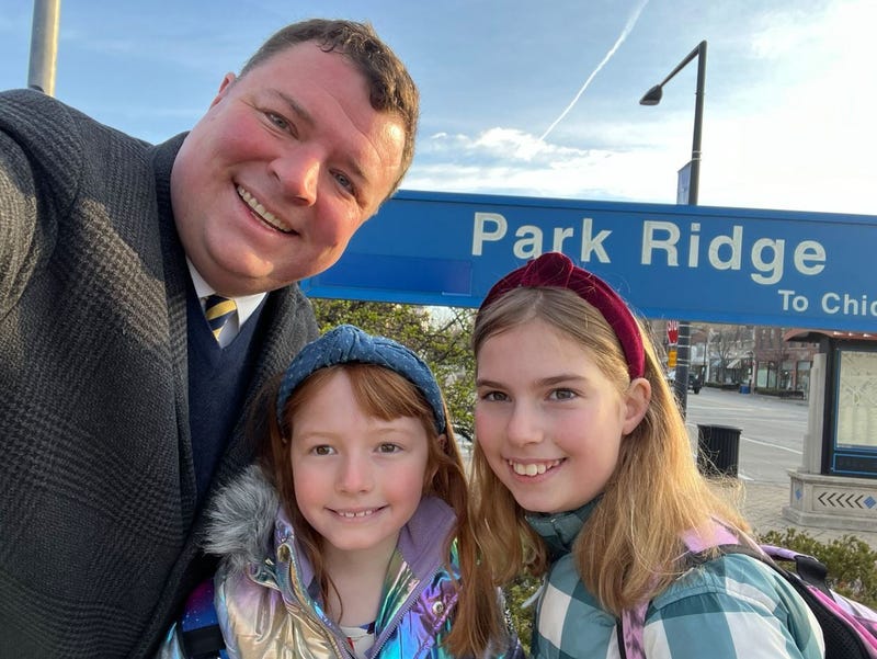 Rob Hart and daughters.
