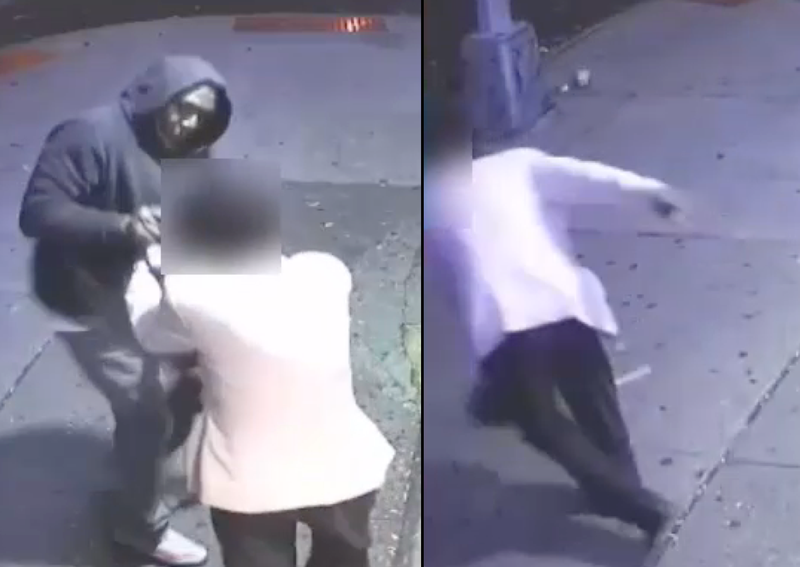 Police released video of Sunday's robbery on Monday