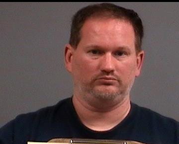 Robin Thomas, 40, has been charged with three counts of aggravated sexual battery and three counts of taking indecent liberties with a child, (Chesterfield Police)