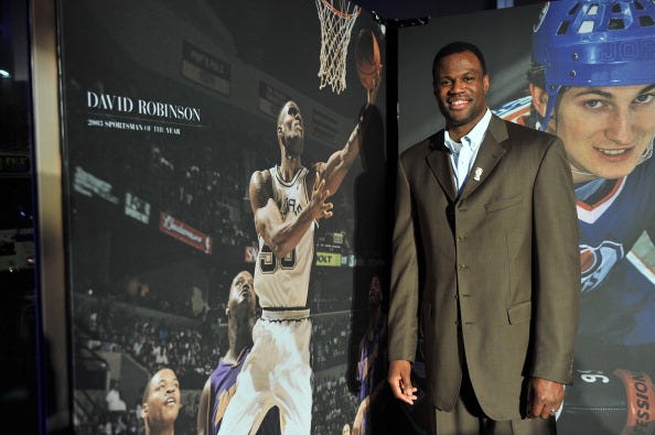 David Robinson wins the 2011 Sports Illustrated Sportsman of the Year. 