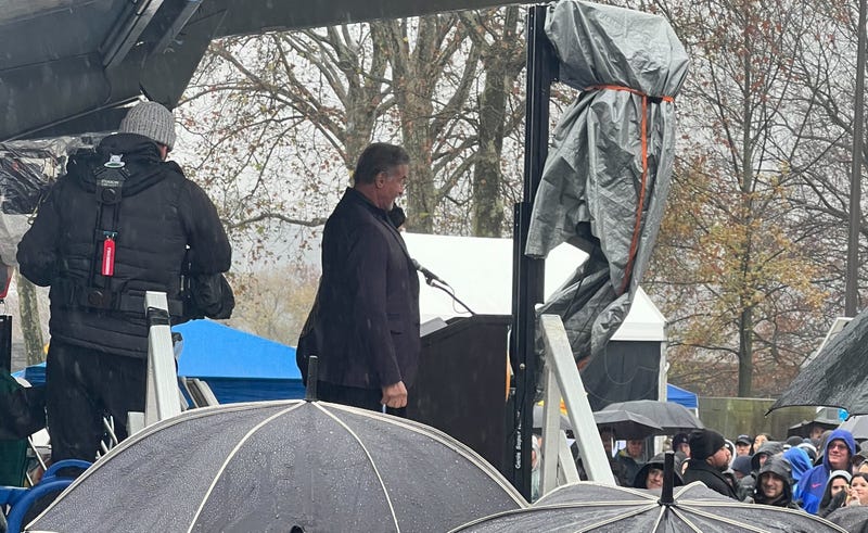 Sylvester Stallone at Rocky Day celebration
