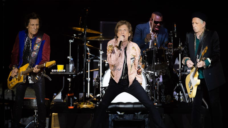 Ronnie Wood, Mick Jagger, Steve Jordan and Keith Richards of The Rolling Stones