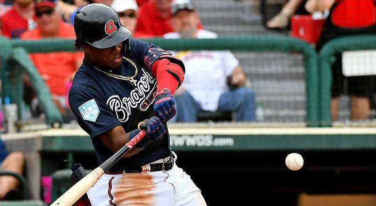 Atlanta Braves left fielder Ronald Acuña Jr. 