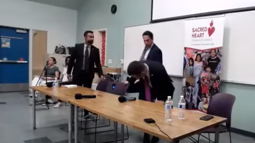 Candidate claims Santa Clara DA intentionally tripped him after debate