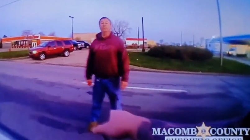 Roseville police release body cam footage from officer who fatally shot knife-wielding man after car crash with semi