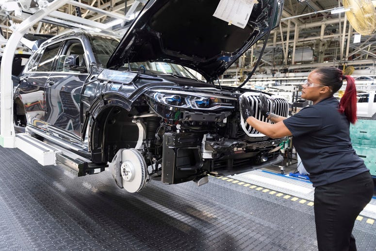 BMW Manufacturing to resume production.
