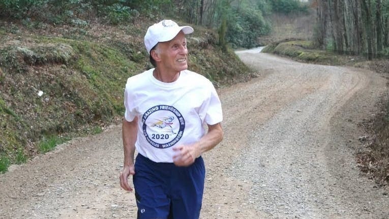 Guinness World Record holder, 78, will spend 100 days running marathons across the US