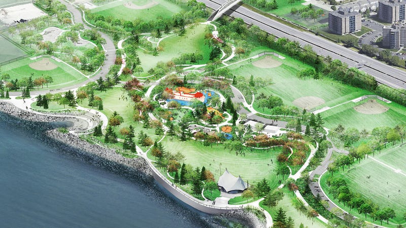 Rendering of Ralph Wilson Centennial Park