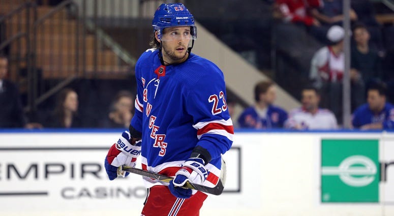 Rangers center Ryan Spooner