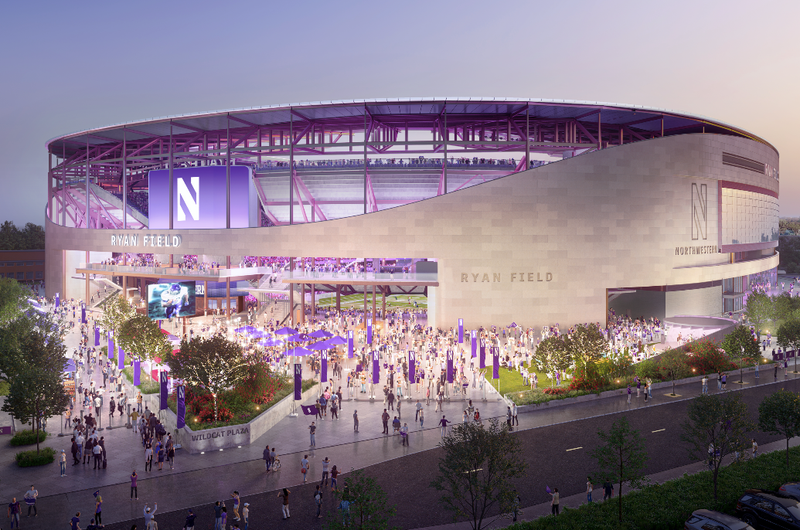 Northwestern's Ryan Field illustration