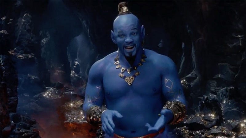 Will Smith as the Genie in "Aladdin."