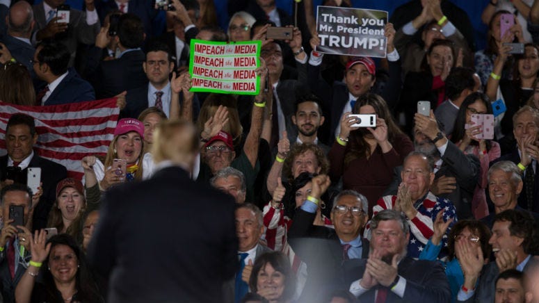 Several members of the media were shoved and assaulted at President Trump's campaign rally in El Paso, Texas.
