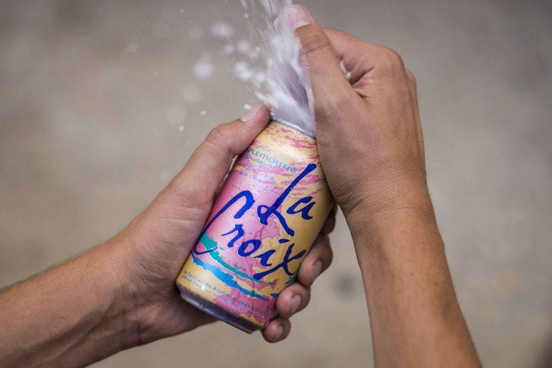 The company that makes the popular flavored sparkling water LaCroix reported a drop in sales and profit in its latest quarter. And the CEO is quite angry about it, saying that "much of this was the result of injustice!"