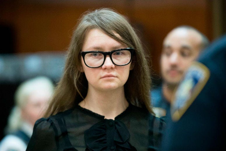 Anna Sorokin, 28, was convicted Thursday of several grand larceny and theft of services charges.