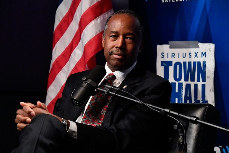 Housing and Urban Development Secretary Ben Carson on Tuesday appeared to think that a freshman Democrat was questioning him about Oreo cookies during his congressional testimony, when she was in fact asking him about foreclosure properties.
