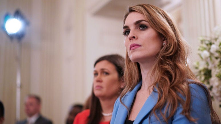Democrats on the House Judiciary Committee plan to question President Donald Trump's long-time confidante Hope Hicks Wednesday about her knowledge of the hush-money scheme to silence Trump's extramarital affairs in the run-up to the 2016 elections.