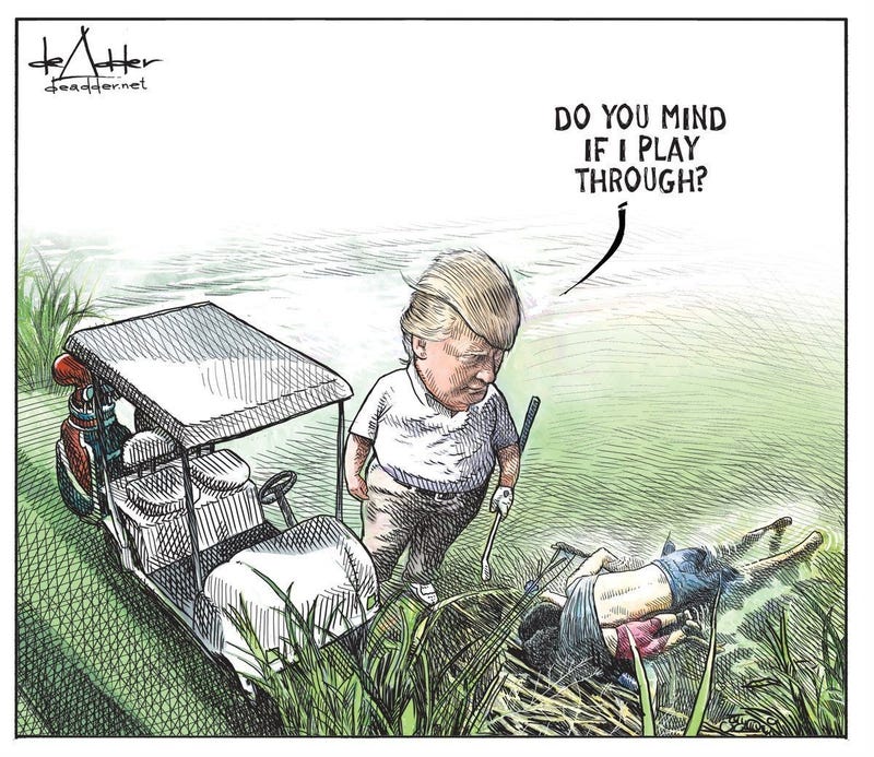 Canadian cartoonist loses job after illustration of Trump went viral 