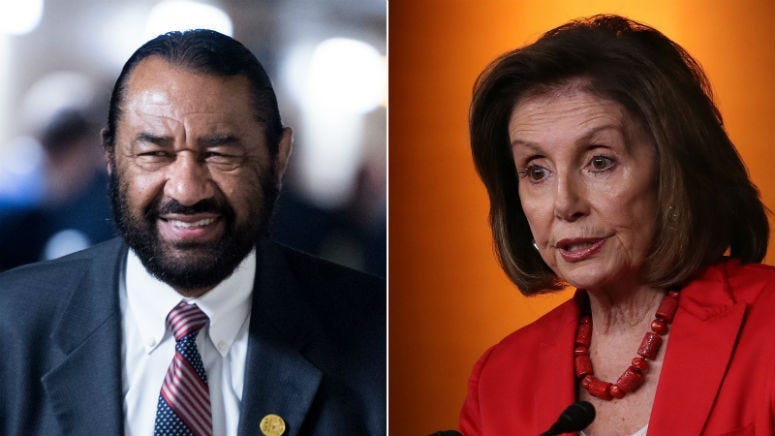Democratic Rep. Al Green says the House is expected to vote Wednesday on his resolution to impeach President Donald Trump, in what amounts to the most direct challenge yet to House Speaker Nancy Pelosi's handling of the impeachment question.