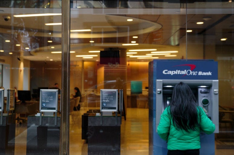 Capital One said a hacker gained access to more than 100 million Capital One credit card applications earlier this month. The compromised data included some Social Security numbers.