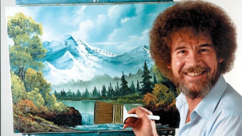 Ross' how-to painting show, "The Joy of Painting," was first broadcast on public television in 1983 and ended in 1994. 