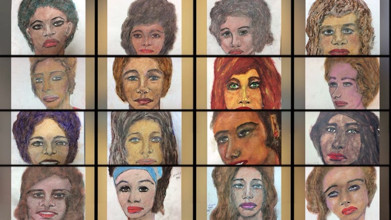 Samuel Little convicted serial killer drawings