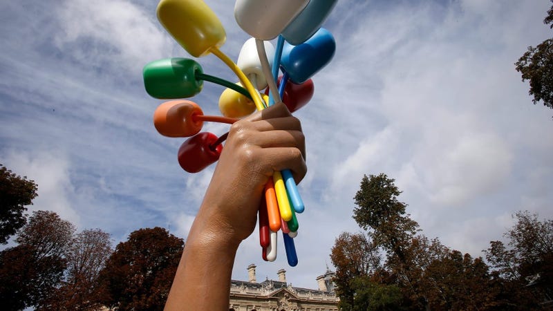 Jeff Koons' "Bouquet of Tulips" 