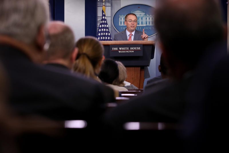 President Donald Trump is not pleased with acting chief of staff Mick Mulvaney's press briefing and his acknowledgment on Thursday of a quid pro quo, according to a source close to the President.