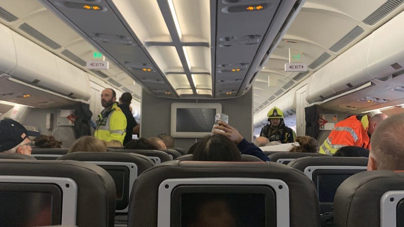American Airlines chemical spillage
