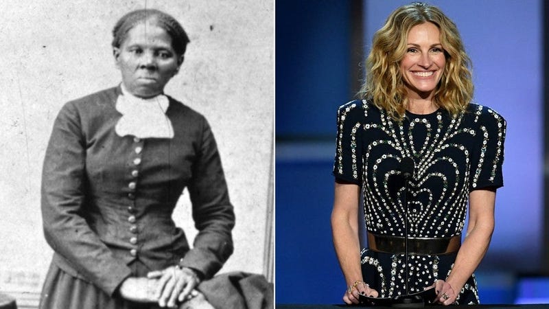 Harriet Tubman and Julia Roberts