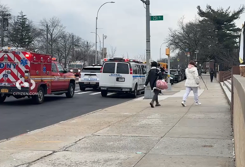 Police and EMS descended on the school after the stabbing