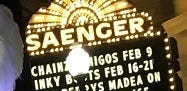 Saenger Theater sign