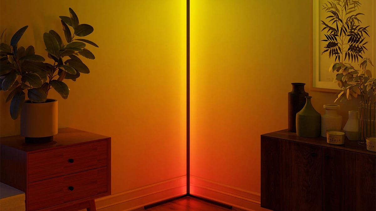 With over 16 million hues, this lamp will give off good vibes in any room