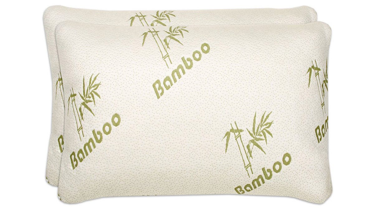 Catch more ZZZs with this shredded memory foam bamboo pillow