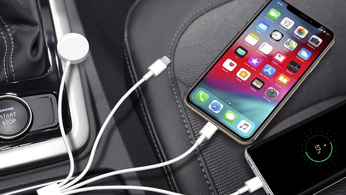 This 4-in-1 charger has a port for your Apple Watch and is nearly 50% off its regular price