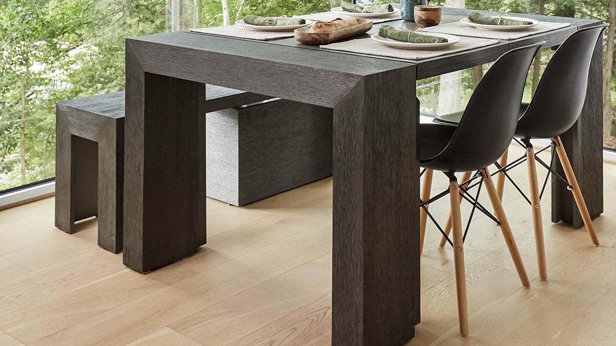 Save before Black Friday on this transforming dining table with a bench and coffee table