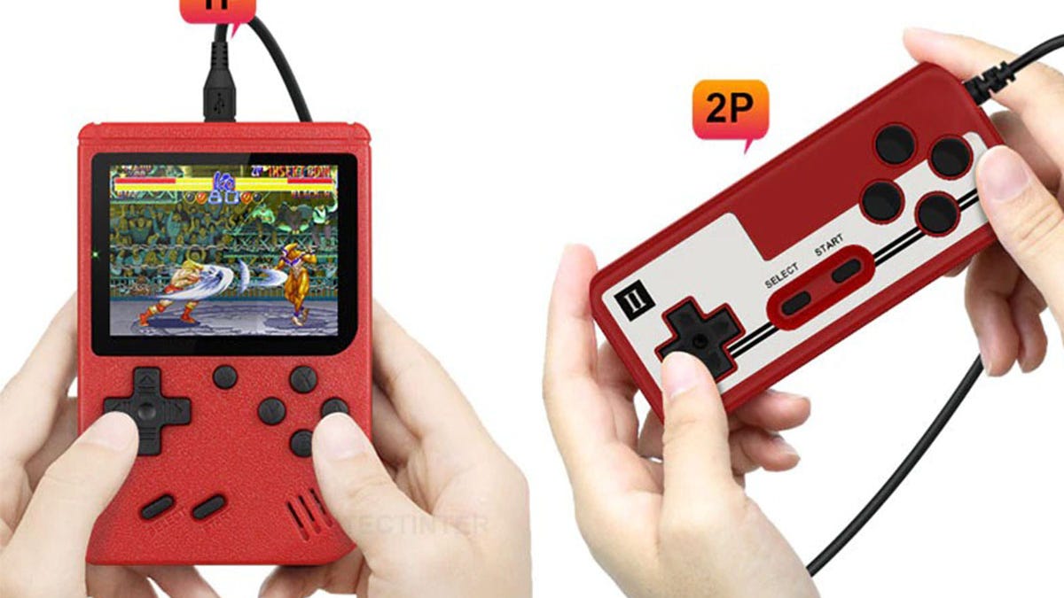 Treat yourself to 400 retro video games with this $25 handheld console