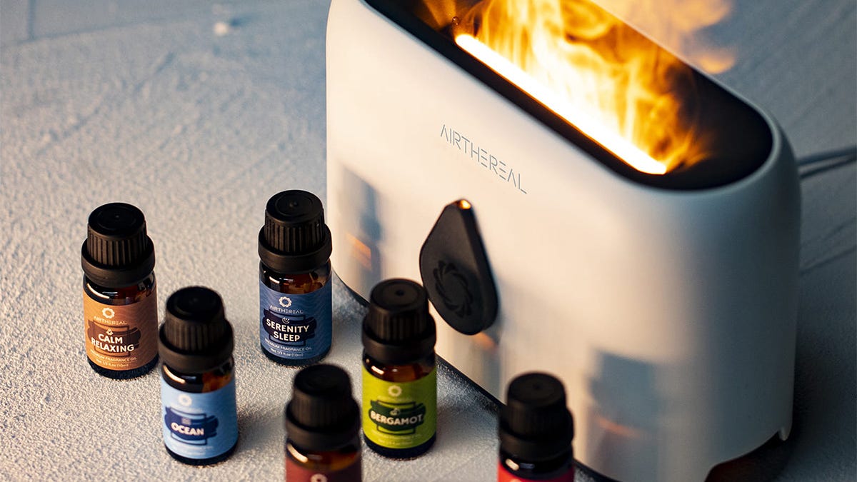 Transform any room into a haven with this aroma diffuser set