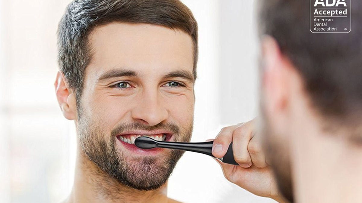 Start the year with a brighter smile with the AquaSonic Black Series Toothbrush