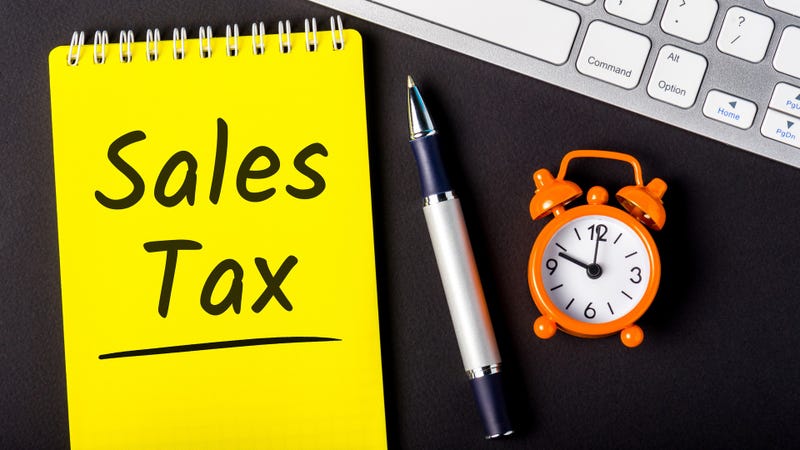 Sales tax office concept - stock photo